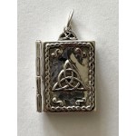 Pendant Silver Charmed Book Of Shadows 
